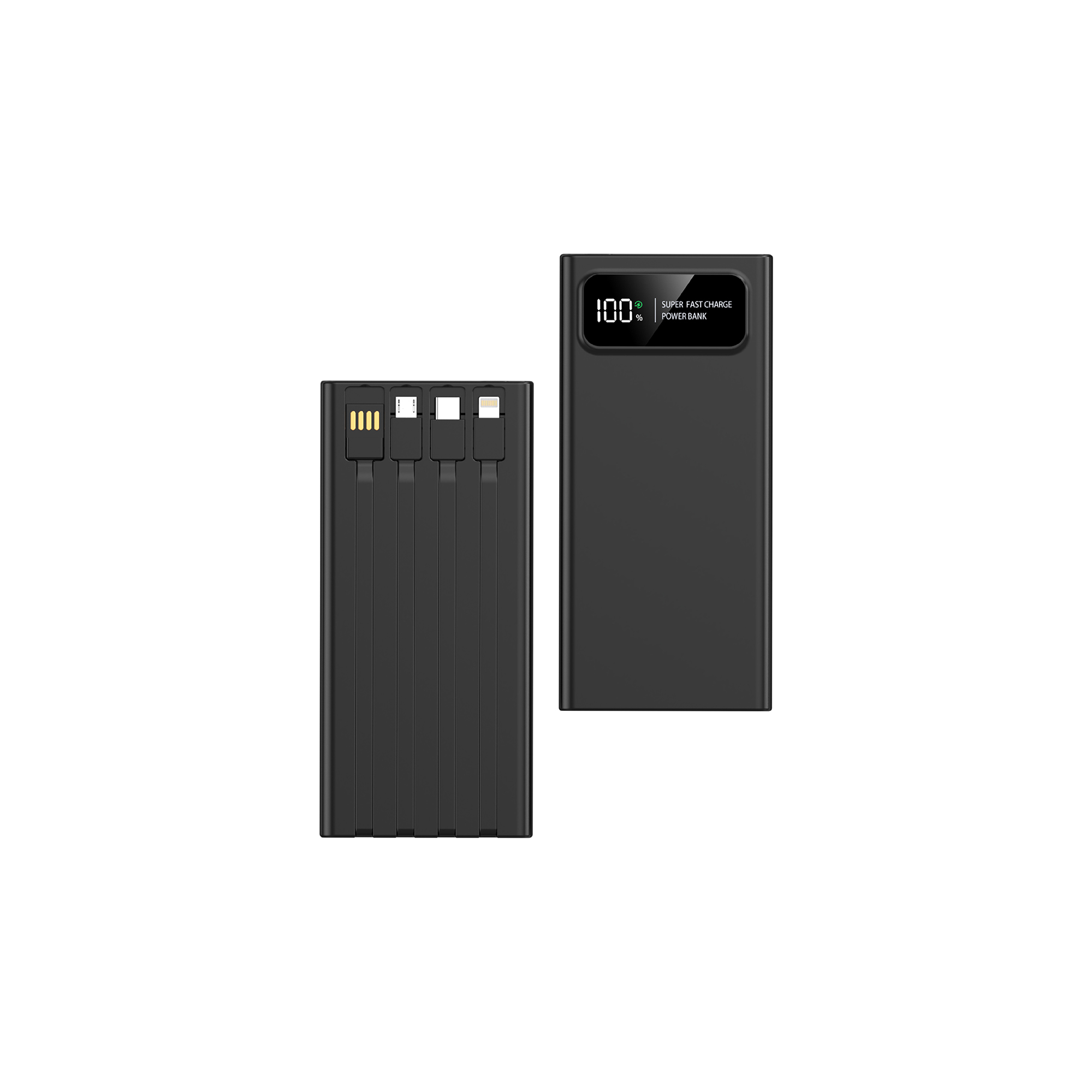 PB-88  / 12.000 mAh Powerbank - Black